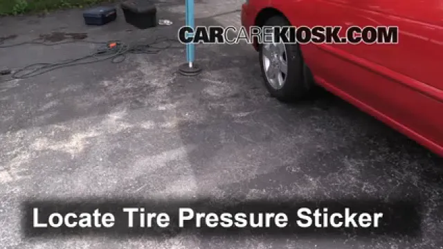 2006 Nissan Sentra S 1.8L 4 Cyl. Tires & Wheels Check Tire Pressure